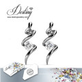 Destiny Jewellery Crystal From Swarovski Spiral Set Pendant and Earrings